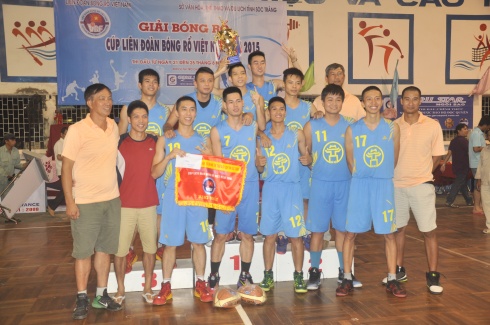 Hà Nội vô địch Giải Cup Bóng rổ Quốc gia 2015